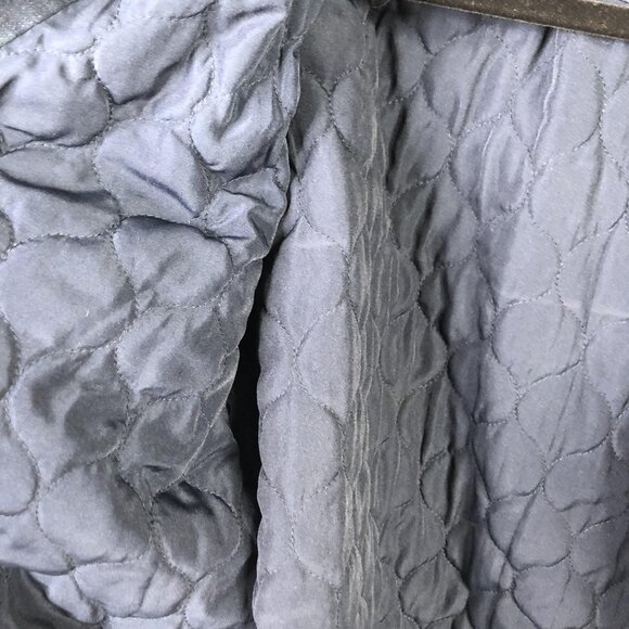 Levi's Jacket Mens Large Blue Denim Quilted Lined Zip Snap Front Stand Collar - Picture 15 of 16